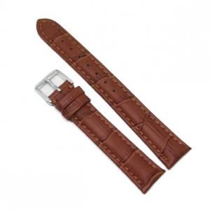 Curea de ceas Chermond - Maro + Imprimeu Crocodil - 16mm - WZ3697