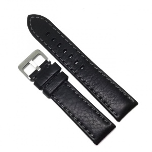 Curea de ceas Chermond - Piele Naturala - Culoare Neagra - 22mm - WZ3971