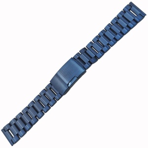 Curea de Ceas din Oțel Masiv | Albastru Marin Mat | Calitate Premium 16-22mm WZ2045 - Img 3
