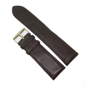 Curea de ceas din Piele Naturala - Culoare Maro Inchis - 22mm / 24mm - WZ3718