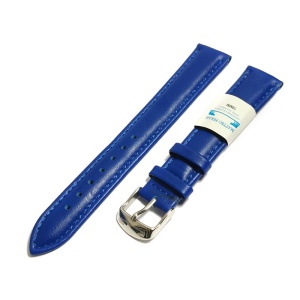 Curea de ceas din piele naturala Matteo Ferari Albastra 12mm, 14mm, 16mm, 18mm, 20mm, 22mm, 24mm WZ5145 - Img 4