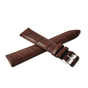 Curea de ceas Maro din Piele Naturala cu Imprimeu Crocodil 20mm, 22mm GR1306 - Img 2