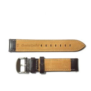 Curea de ceas Maro-Inchis din piele naturala 18mm, 20mm, 22mm - WZ5241 - Img 3