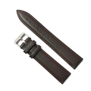 Curea de ceas Maro Inchis din Piele Naturala 18mm, 20mm GR669 - Img 1