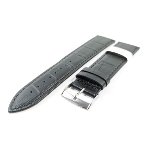 Curea de ceas Morellato XL Neagra Piele Naturala Vitel 24mm A01Y2269480019CR - Img 3