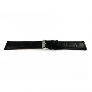 Curea de ceas Neagra din piele naturala - 18mm, 20mm, 22mm - WZ3390 - Img 3