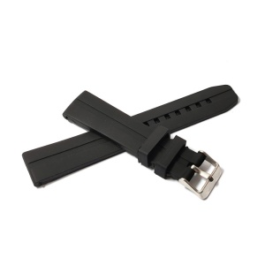 Curea de ceas Neagra din Silicon 20mm GR8045 - Img 2
