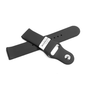 Curea de ceas Neagra Morellato System (EC) Silicon - 18mm, 20mm, 22mm - Img 3