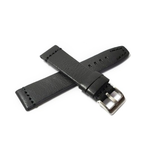 Curea de ceas Peyton Neagra din piele naturala 20mm, 22mm, 24mm, 26mm - WZ4222 - Img 2