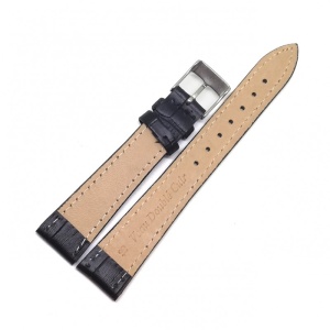 Curea de ceas - Piele Veritabila Vitel - Culoare Neagra - 18mm - WZ3734 - Img 2