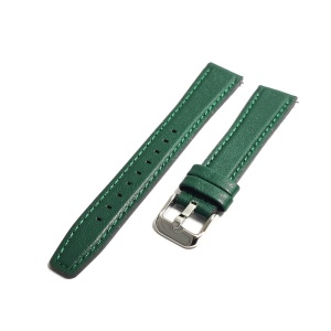 Curea de ceas Verde din piele ecologica si silicon - 14mm 16mm 18mm 20mm 22mm - WZ5420 - Img 2