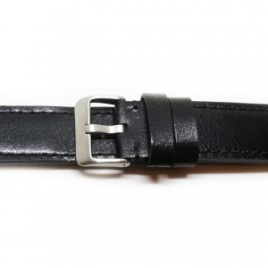 Curea de ceas XXL din piele neagra 18mm 20mm 22mm 24mm C3135 - Img 2