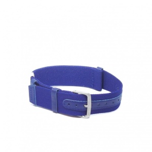 Curea Morellato tip NATO - Pilot Nastro - Culoare Albastra - 20mm - A01X5004C33062ST - Img 3