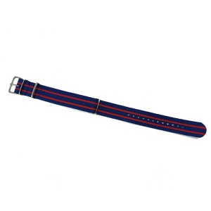 Curea NATO Material Textil Rosu Albastru 18mm 20mm 22mm - Img 3