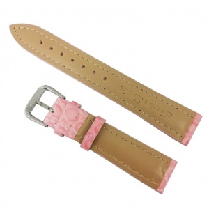 Curea Piele Roz imprimeu Sarpe - 12mm, 14mm, 16mm, 18mm - Img 2