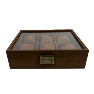 Cutie de Lemn Premium pentru Depozitarea Ceasurilor – 8 Compartimente (Model WZ728) - Img 2