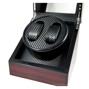 Cutie Intoarcere Ceasuri Automatice - Watch Winder 2+0 BW / Carbon WW1985