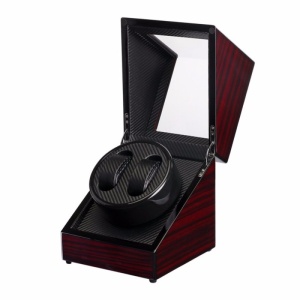 Cutie Intoarcere Ceasuri Automatice - Watch Winder 2+0 BW / Carbon WW1985 - Img 3