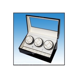 Cutie Intoarcere Ceasuri Watch Winder 6+7 spatii WW67BW - Img 2