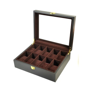 Cutie Neagra pentru 10 ceasuri cu interior mov