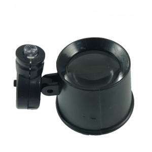 Lupă ceasornicar/ bijutier, monoclu cu LED - 10X - Img 2