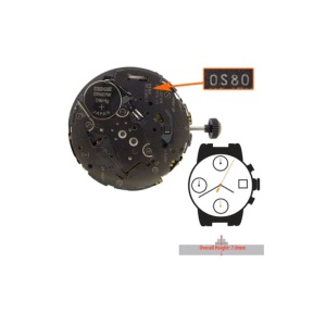 Mecanism Ceas Quartz Miyota Citizen OS80 - Img 2