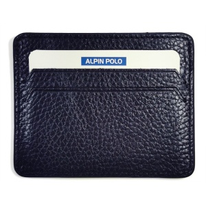 Portvizit / portcard Alpin Polo din piele naturala Negru / Maro Deschis / Maro Inchis / Bleumarin WZ4702