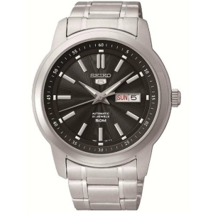 Seiko 5 Automatic – Mecanism 7S26 – Carcasă 43 mm – Afișaj Zi și Dată – Geam Mineral – Brățară Oțel