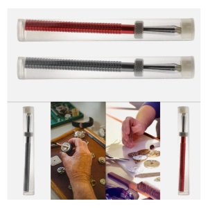 Set 2 Mandrine (Pin Vise) pentru Găurit și Prindere Piese Mici – Oțel Inoxidabil – Mâner Antialunecare