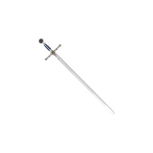 Spadă Masonică de Lux Silver – Marto Toledo – Oțel Inoxidabil 116 cm – Model 776 Albastră