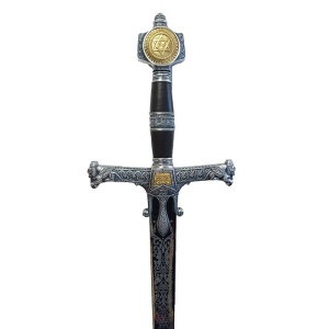 Spada Regelui Solomon Silver – Ediție de Lux Marto Toledo – Oțel AISI 440 – 120 cm - Img 4
