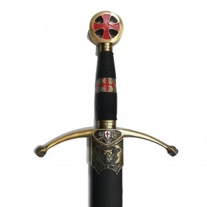 Spadă Templier cu Teacă – Oțel de Toledo – 103 cm – Made in Spain - Img 3