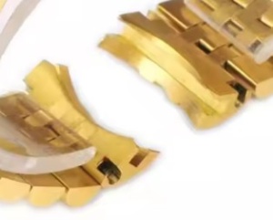 Brățară Bicoloră Auriu-Argintiu Compatibilă Rolex Datejust și Day-Date – 21 mm - Img 2