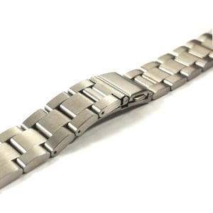 Brățară Ceas Argintie Tip Oyster Premium – Oțel Inoxidabil – 18/20 mm – Zale Pline - Img 4