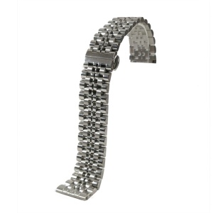 Brățară Ceas Premium Silver – Oțel Inoxidabil 18/20/22mm – Capete Duble (Curbate + Drepte)