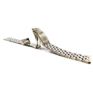 Bratara pentru ceas Highgard - Culoare Argintie - 5 randuri de zale - 18mm, 20mm, 22mm - WZ4305 - Img 5