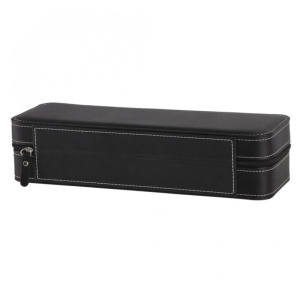 Caseta Transport Ceasuri Piele Ecologica Neagra 6 Spatii PU70 - Img 3
