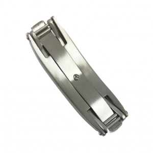 Cataramă Deployant Butterfly Silver din Oțel Inoxidabil – Compatibilă Chanel J12 - Img 2