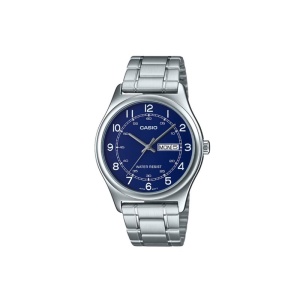 Ceas Bărbătesc Casio MTP-V006D-2BUDF – Cadran Bleumarin Elegant și Funcție Day-Date