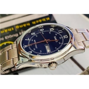Ceas Bărbătesc Casio MTP-V006D-2BUDF – Cadran Bleumarin Elegant și Funcție Day-Date - Img 3