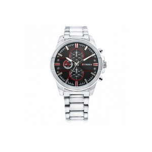 Ceas bărbătesc Curren M8274 Silver Band Black Steel - Img 2