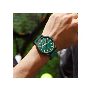 Ceas de Bărbătesc Curren 8421-7 Sport – Ceas de Bărbați cu Curea Silicon, Verde - Img 2