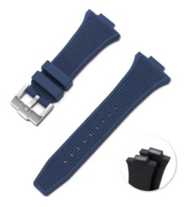 Curea cauciuc (silicone) pentru Tissot PRX Super Player T137.407/410 – 26*12 mm - Img 3