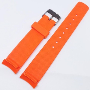 Curea Ceas „Deep Diver Orange” 11P99 – Silicon Premium cu Capete Curbate (22mm) - Img 3