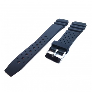 Curea Ceas „Deep Sea Universal” 2P99 – Silicon Negru, Stil Diver (18mm - 20mm) - Img 3