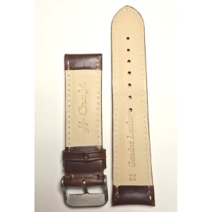 Curea Ceas „Earth Tone” – Piele Naturală Veritabilă, Maro Monocrom (18mm - 24mm) - Img 2