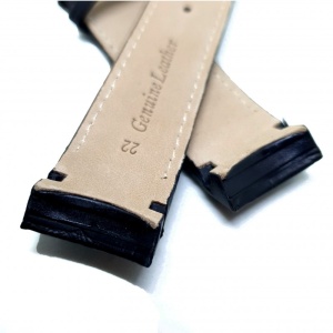 Curea Ceas „H-FIT” Curved End – Piele Naturală cu Capete Curbate (20mm, 22mm) - Img 2