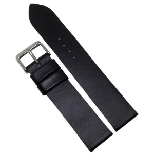 Curea Ceas „Hand-Made” din Piele Neagră – Eleganță Artizanală pentru Dimensiuni Speciale (17mm - 25mm)
