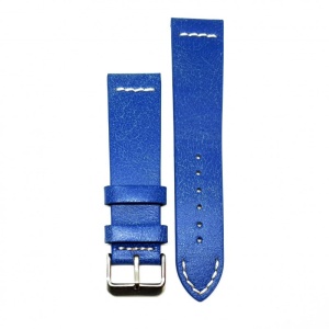 Curea Ceas „Midnight Blue” Heritage – Piele Naturală Albastru Vintage (18mm, 20mm, 22mm) - Img 2