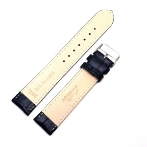 Curea Ceas „Pure Comfort” 6XL20 – Piele Naturală Hipoalergenică, Negru Mat (18mm - 24mm) - Img 4